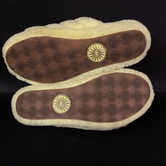 UGG Fluff Yeah Women 10 Sunshine Yellow Skeepskin Indoor Slippers/Slide 1110085 - Picture 6 of 9
